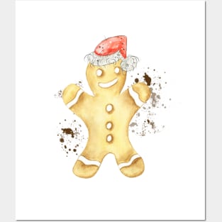 Christmas gingerbread Posters and Art